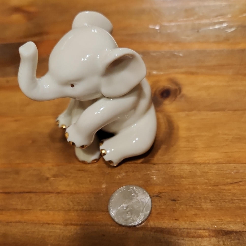 Lenox Ceramic Elephant Figurine - Picture 2 of 4